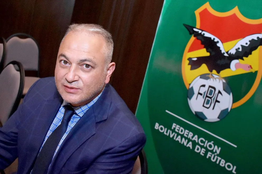 Fernando Costa, presidente de la Federación Boliviana de Fútbol. Foto: APG