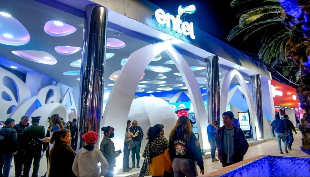 El stand de Entel en la Fexco 2023. Foto: ABI