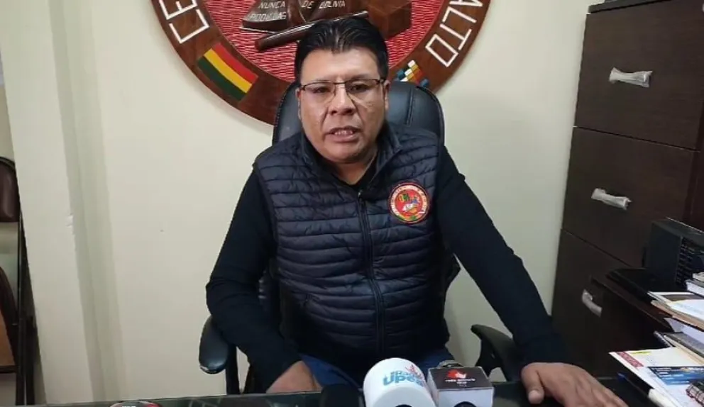 Marcelo Mayta, ejecutivo de la COR de El Alto. Foto: DTV