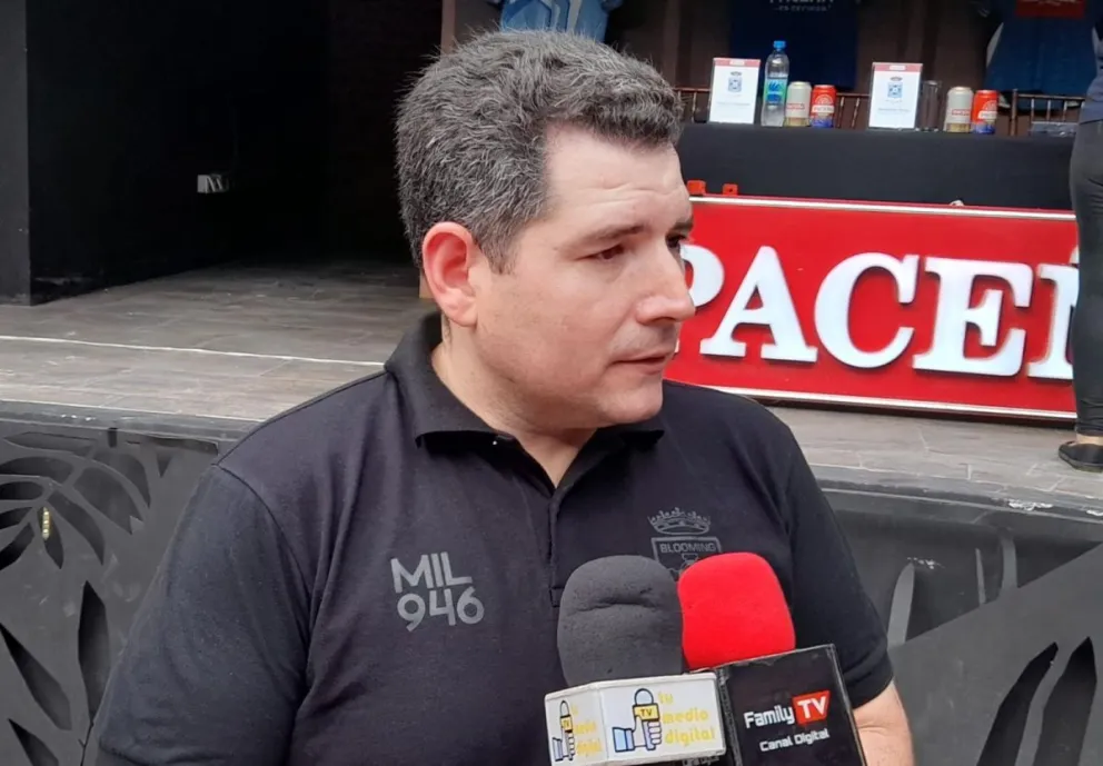 Sebastián Peña, presidente de Blooming, dio a conocer su postura en el próximo Congreso. Foto El Día