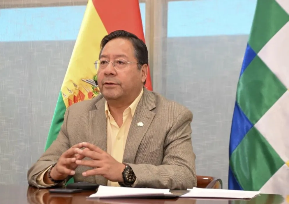 El presidente Luis Arce, en una actividad anterior. Foto: Cuenta de X de Luis Arce