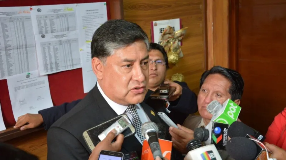 El fiscal general del Estado, Juan Lanchipa. Foto: FGE