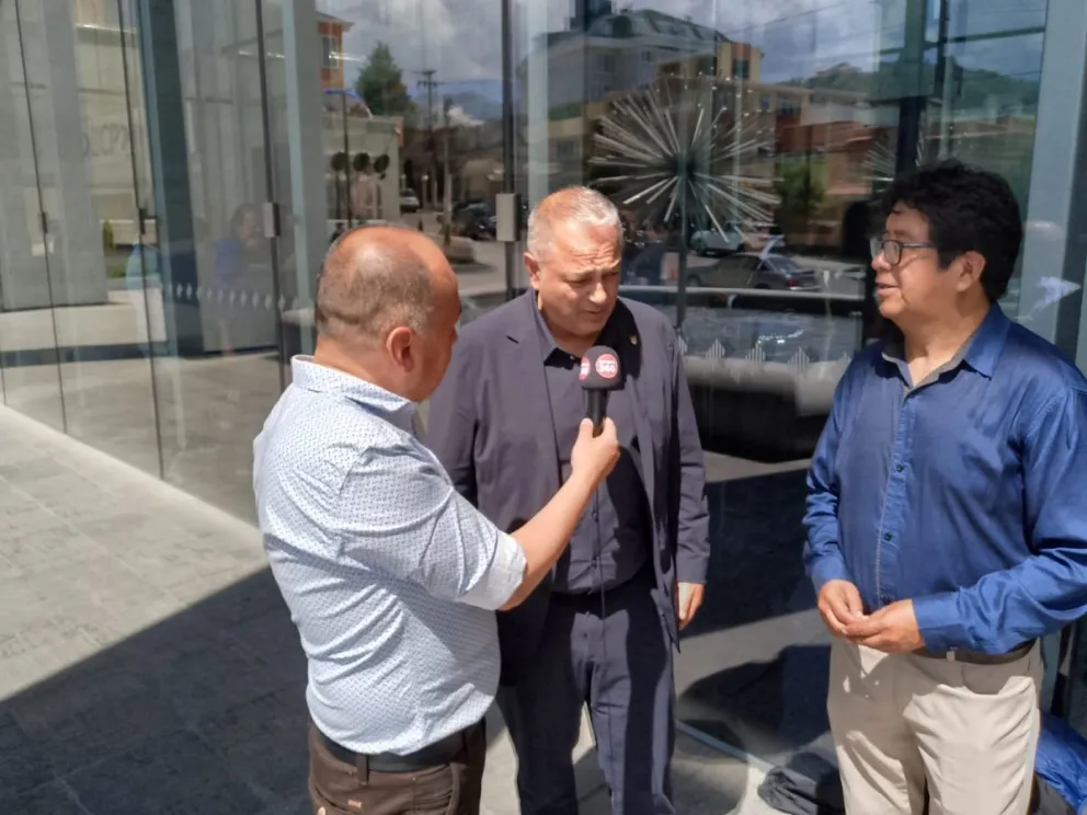 Costa, presidente de la FBF, durante la entrevista con Sports 360. Foto: Jhony Mollinedo.