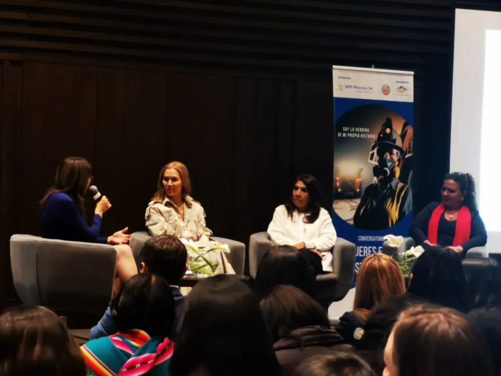 Profesionales de la minería de Colombia, Bolivia y Perú contaron las experiencias en la industria minera. Foto: Marco Belmonte