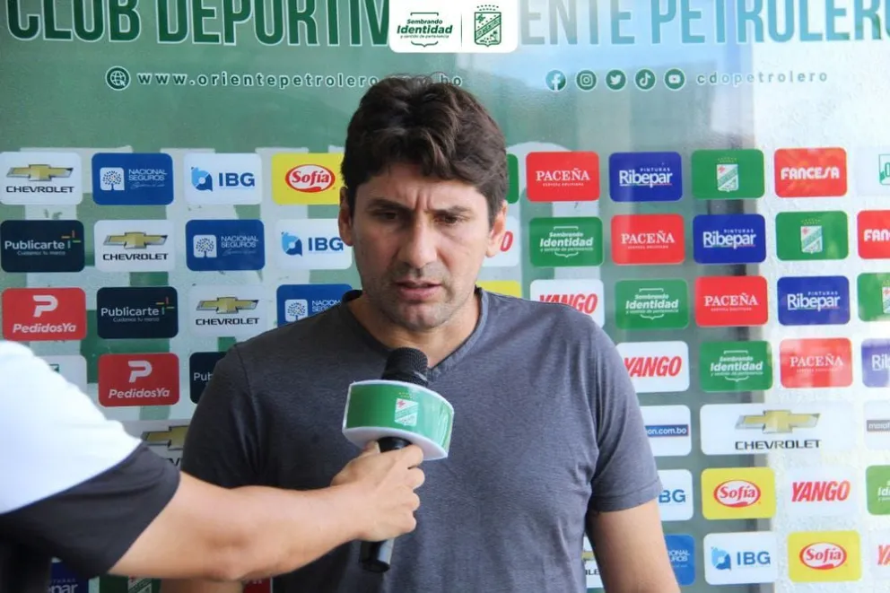 Ronald Raldes, presidente de Oriente Petrolero. 