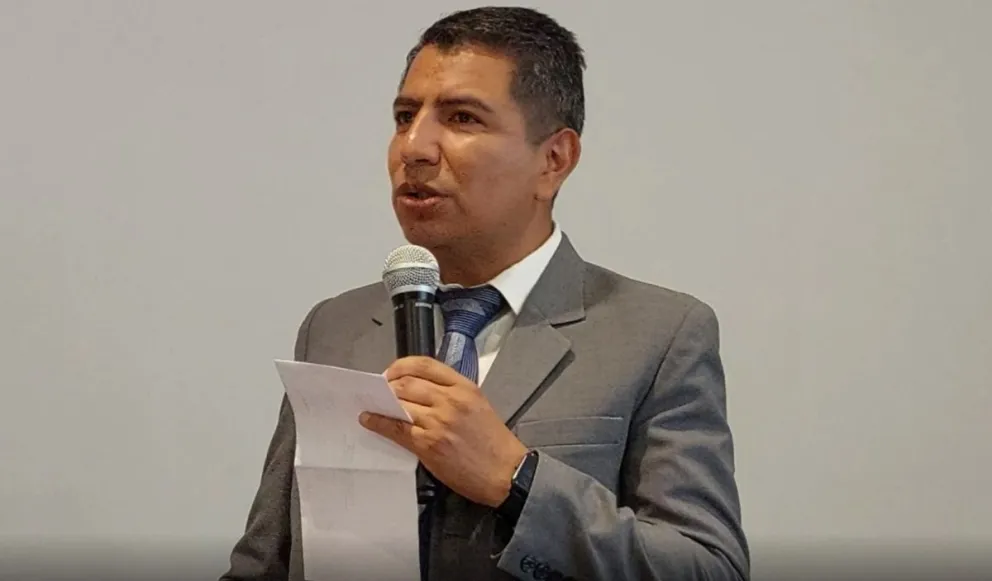 Víctor Hugo Chambi, ex presidente de la la Asociación Boliviana de Árbitros de Fútbol . Foto: archivo digital