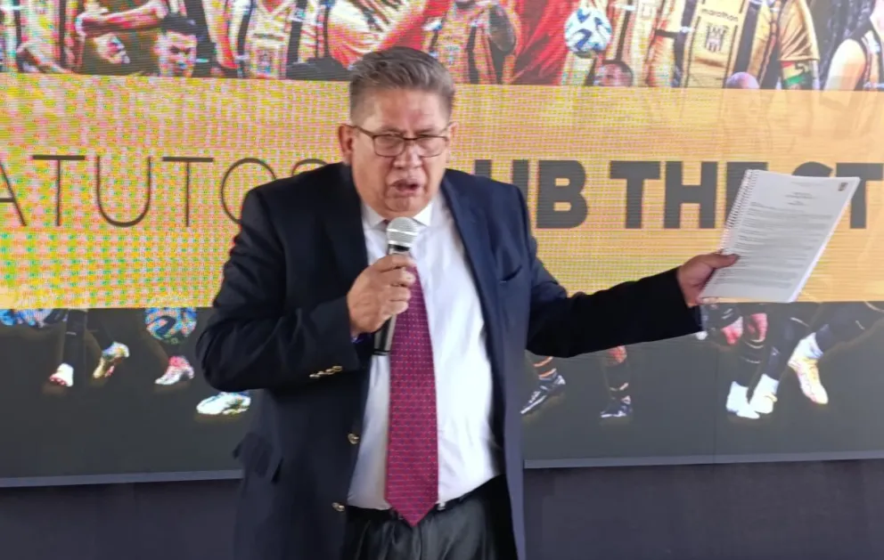 Ronald Crespo, presidente del club The Strongest. Foto: archivo digital