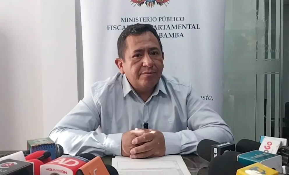 El fiscal Tejerina durante su informe. Foto: Captura de video
