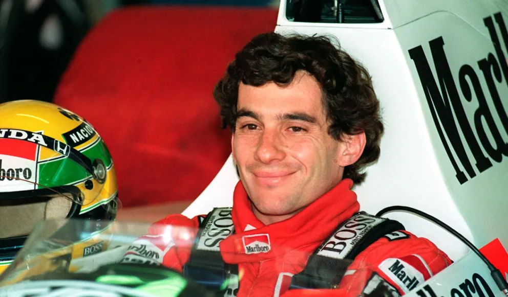 Ayrton Senna, el notable piloto brasileño de Fórmula Uno falleció el 1 de mayo de 1994. Foto: Antena 2.