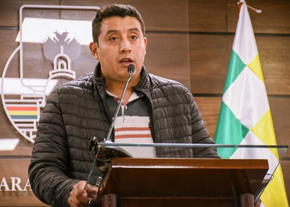 El senador del MAS, Miguel Rejas, presidente de la Comisión Mixta de Constitución. Foto: Cámara de Senadores