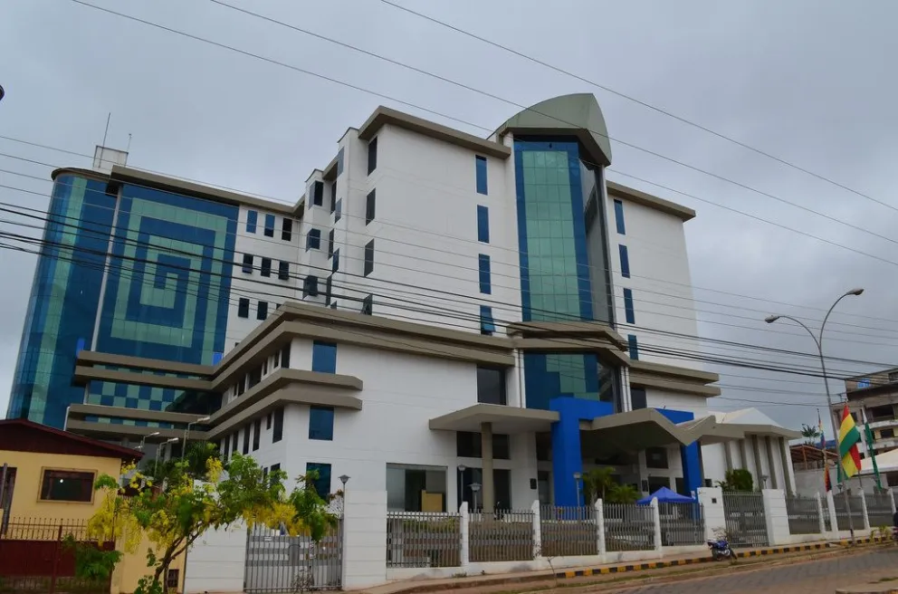 Exteriores del Tribunal Departamental de Justicia de Pando. Foto: DTV