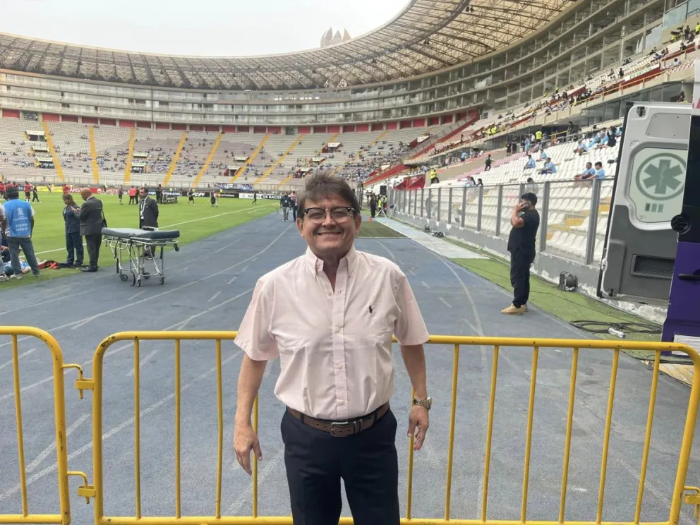 Omar Dorado, exgerente de licencia de clubes de la FBF y exdirigente de Blooming. Foto: facebook OD