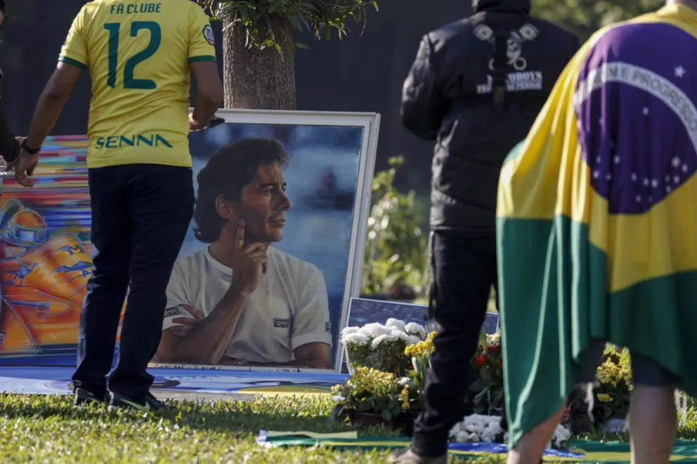En Brasil y el mundo aún  siguen recordando a Ayrton Senna da Silva. Foto EFE