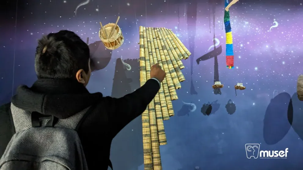 La obra, de más de 259,46 metros cuadrados, se exhibe desde agosto de 2023. Foto: Musef 