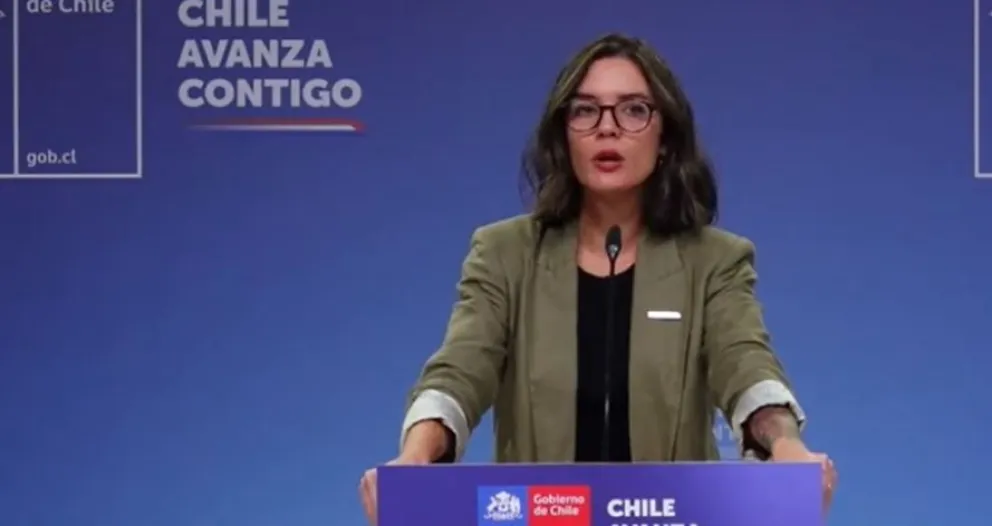 La ministra Secretaria General de Chile, Camila Vallejo. Foto: Infogate