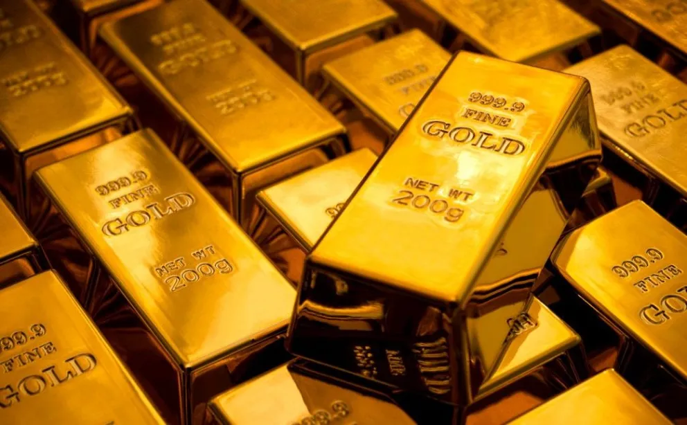 Lingotes de oro. Foto: ABI