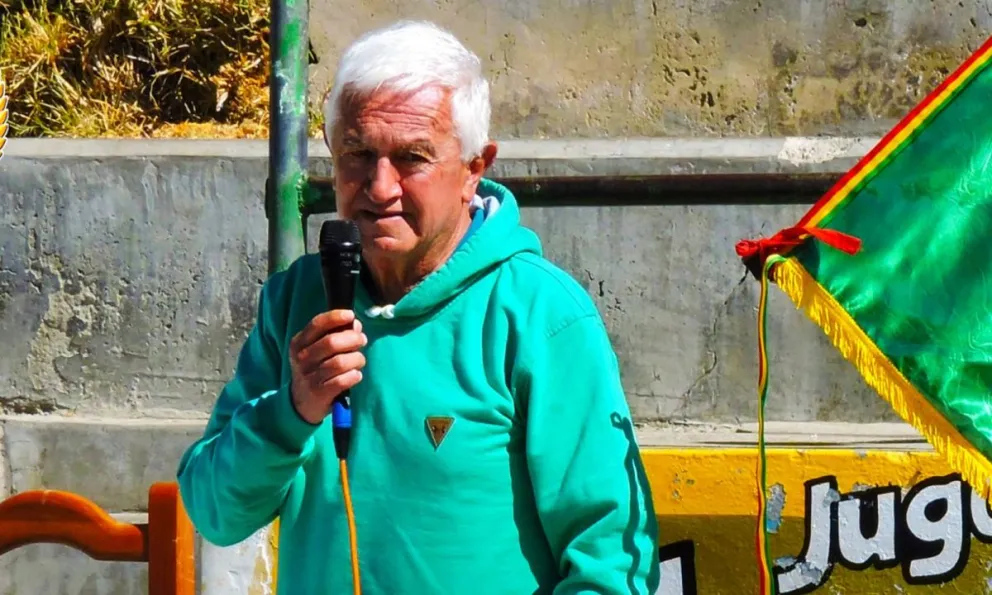 Isaac Mollinedo, presidente de la AFLP y fundador de ABB. Foto: Redes sociales. 