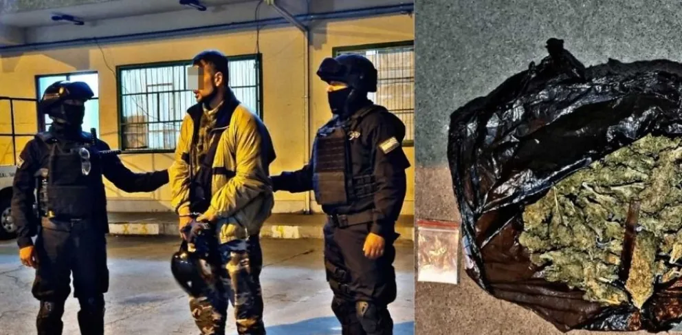 La persona que fue detenida. Foto: ABI 