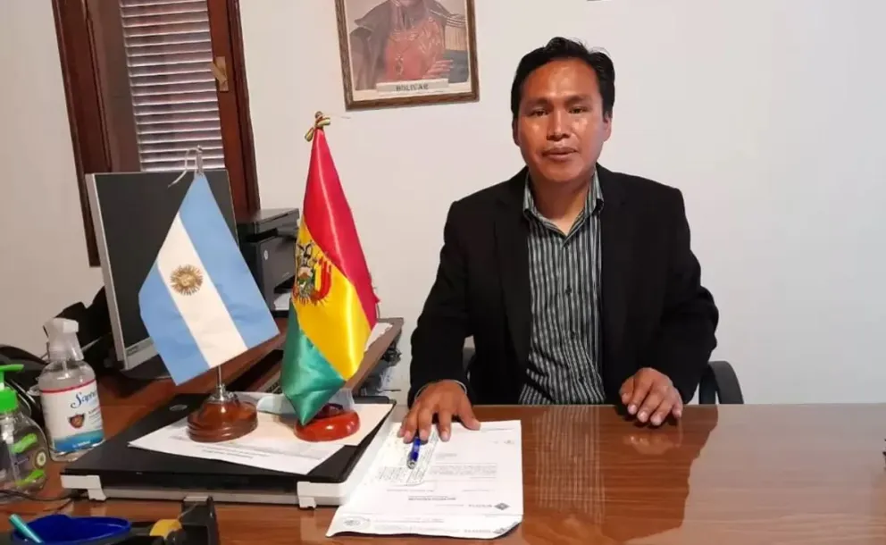 Juan Ino Mamani, cónsul de Bolivia en Jujuy, Argentina. Fot  