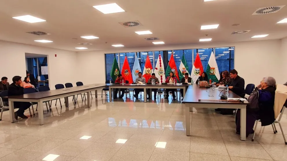 Una sesión de Comisión Mixta de Justicia Plural de la Asamblea. Foto: Cámara de Senadores