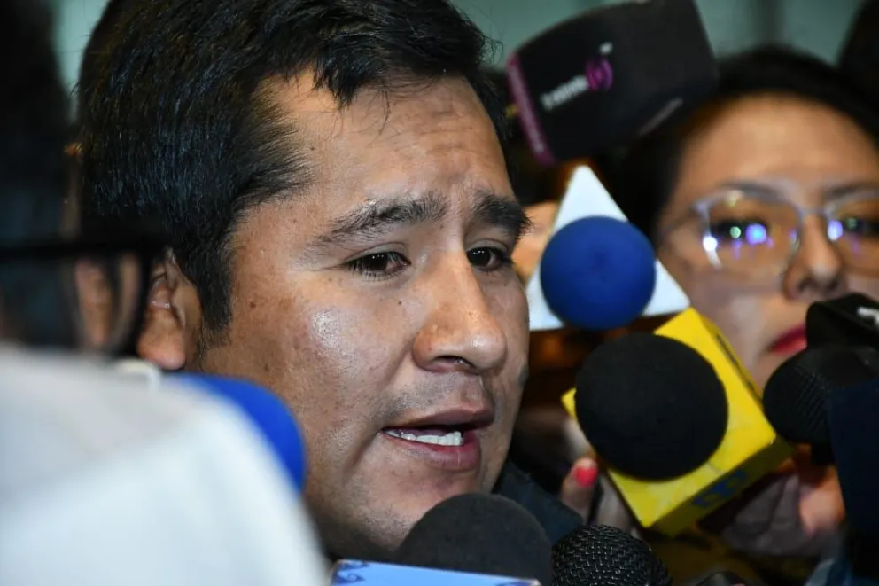 El presidente de la Cámara Baja, Israel Huaytari. Foto: APG