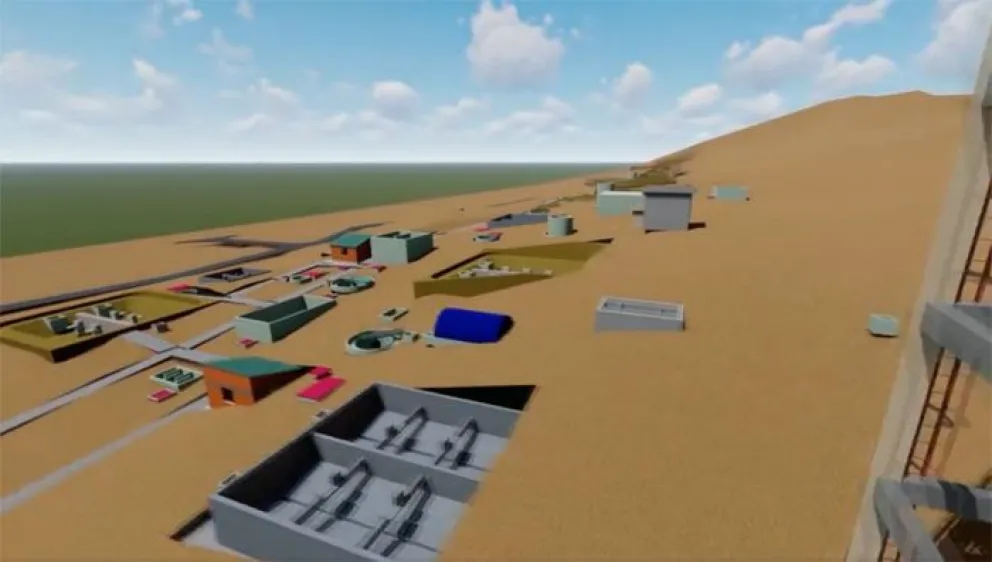 Una imagen de cómo lucirá el nuevo complejo en Oruro. Foto: Captura de video