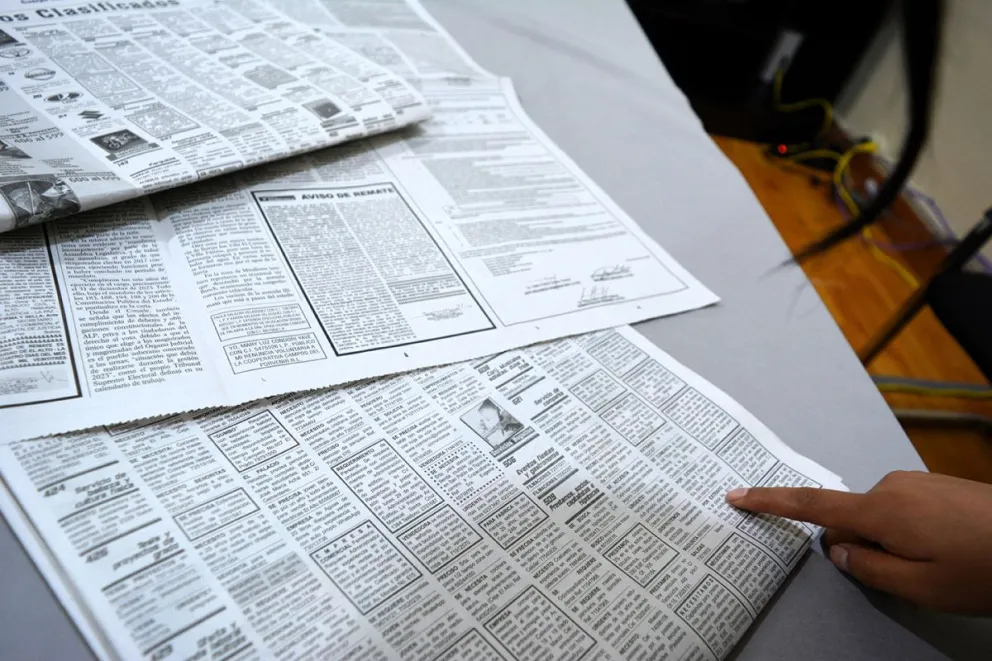 Los periódicos impresos son menos, pero aún son necesarios para ciertos trámites.   FOTO: Lenny Chuquimia / Visión 360