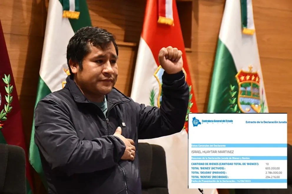 El presidente de la Cámara de Diputados, Israel Huaytari, del ala "arcista", es investigado por legitimación de ganancias ilícitas. Foto: Cámara de Diputados - CGE.