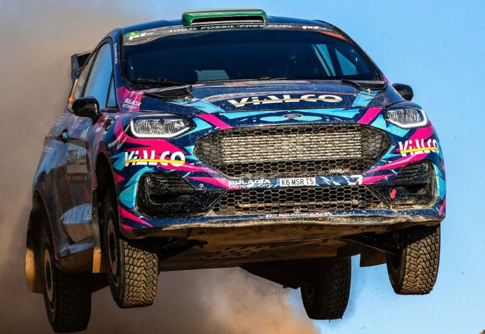 Bulacia durante la segunda etapa en Portugal. Foto: Prensa Bulacia.