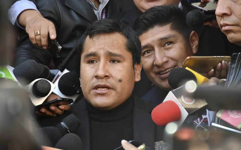 El presidente de la Cámara de Diputados, Israel Huaytari. Foto: APG