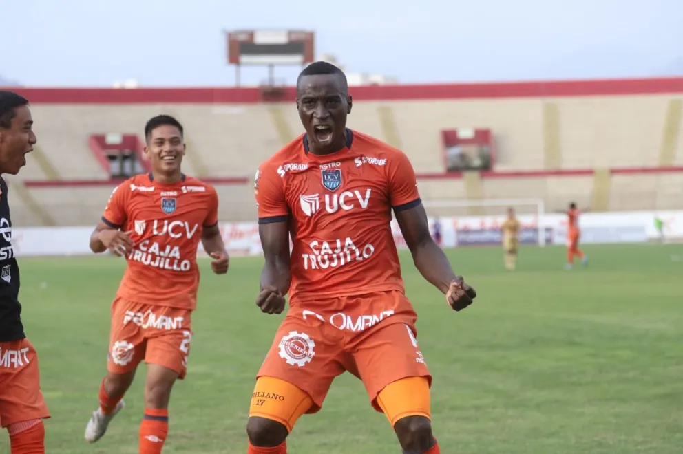 Yorleys Mena, una de las piezas de ataque de César Vallejo. (Foto Fútbol Trujillano=