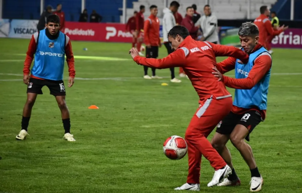 Una práctica del conjunto potosino. Foto: Nacional Potosí.