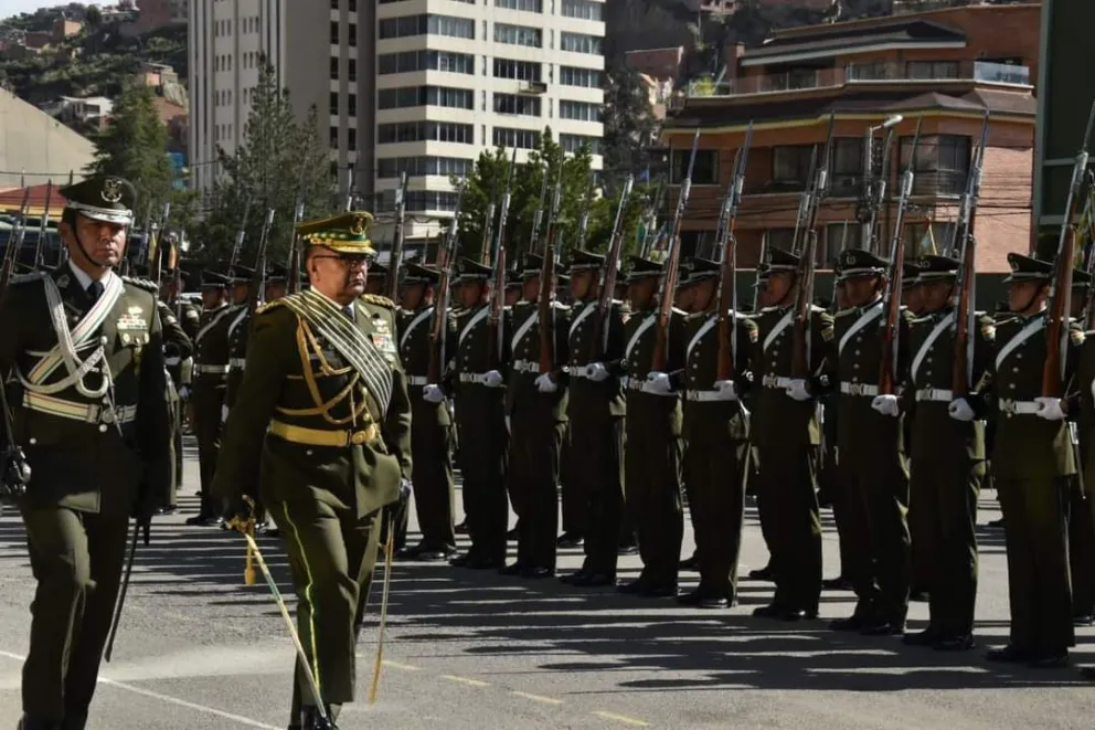 El comandante general de la Policía Boliviana, general mayor Álvaro José Álvarez. Foto: ABI
