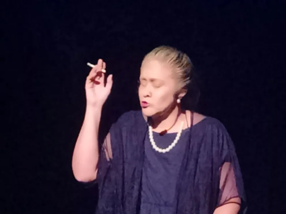 Una escena de la obra “Doña Gladys”. Foto: Liliana Carrillo V.