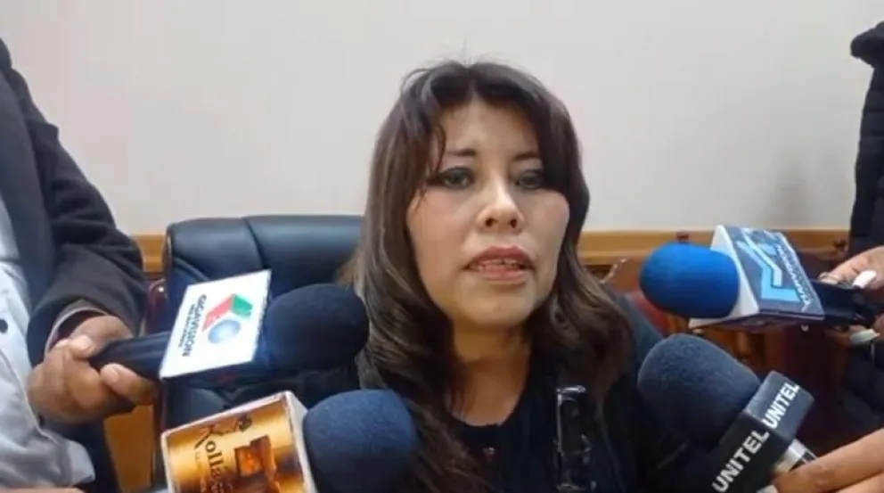 Yacira Cardozo, expresidenta del Tribunal Departamental de Justicia (TDJ) de Potosí. Foto: Los Tiempos