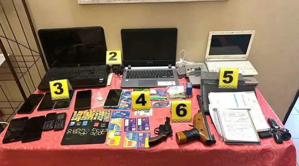 Objetos incautados durante la última requisa. Foto: Policía Boliviana