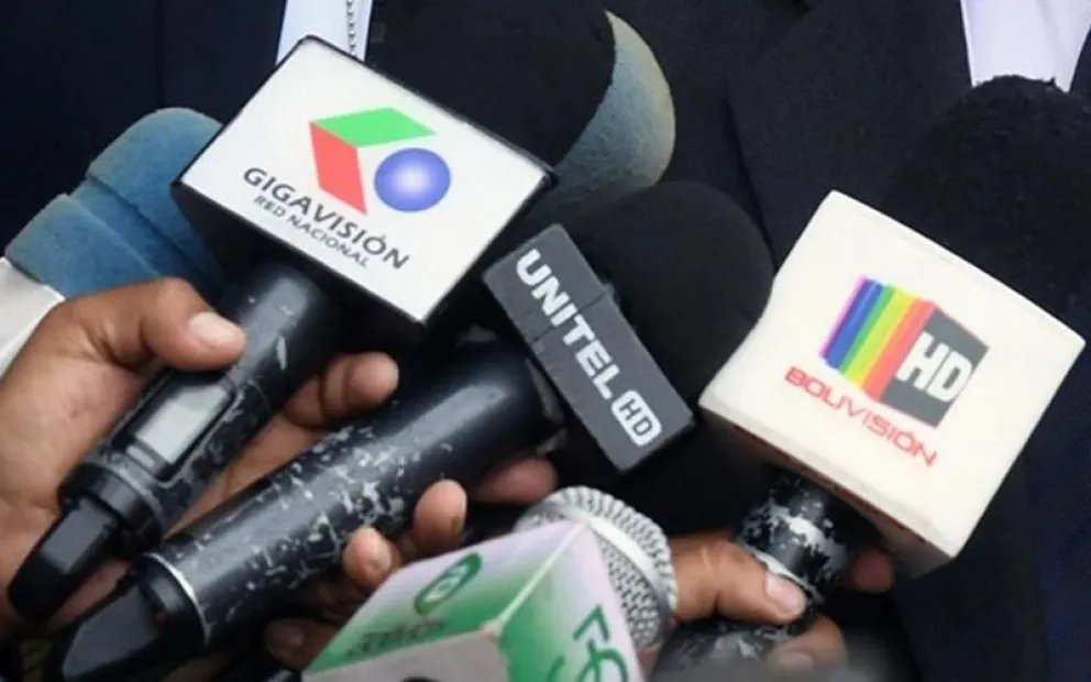 Medios de comunicación. Foto: Cámara de Senadores (referencial)