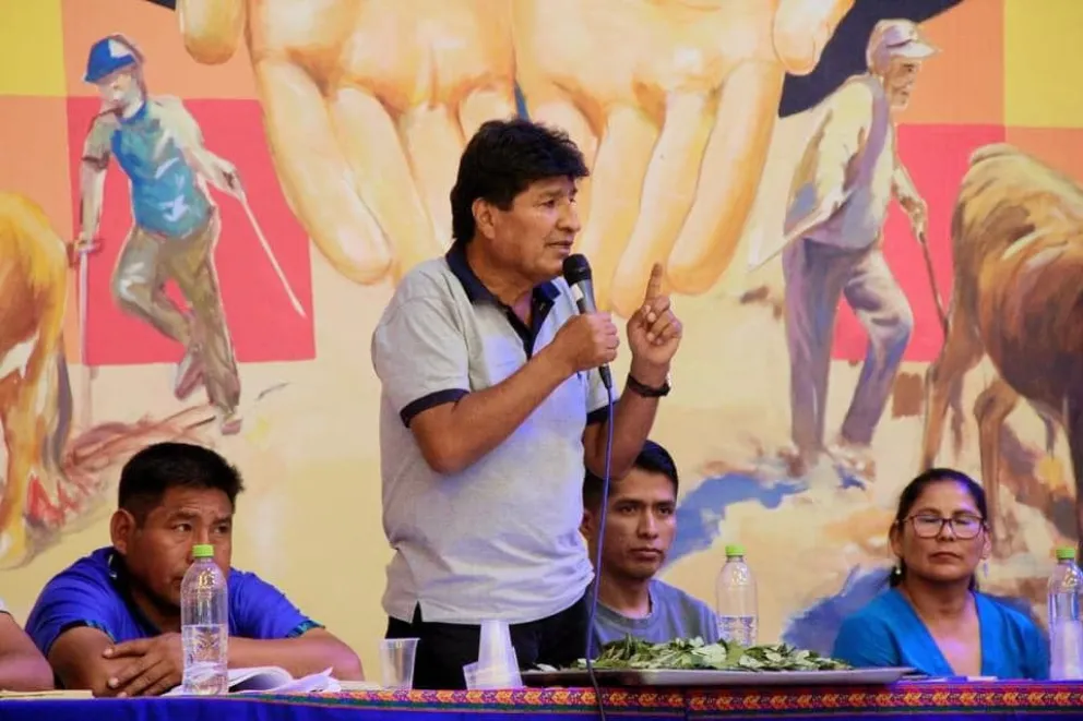 Evo Morales, durante una anterior actividad. Foto: MAS-IPSP