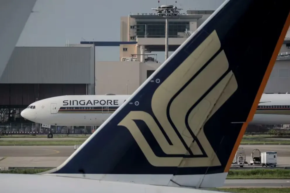 Una aeronave de la compañía Singapore Airlines. Foto: EFE/EPA