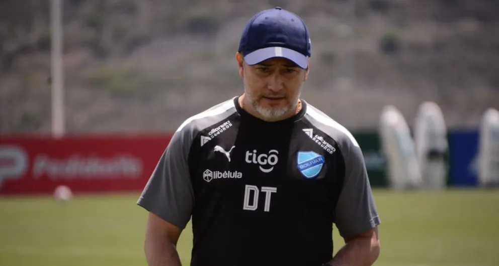 Robatto en un anterior entrenamiento con Bolívar. Foto: Archivo Digital.