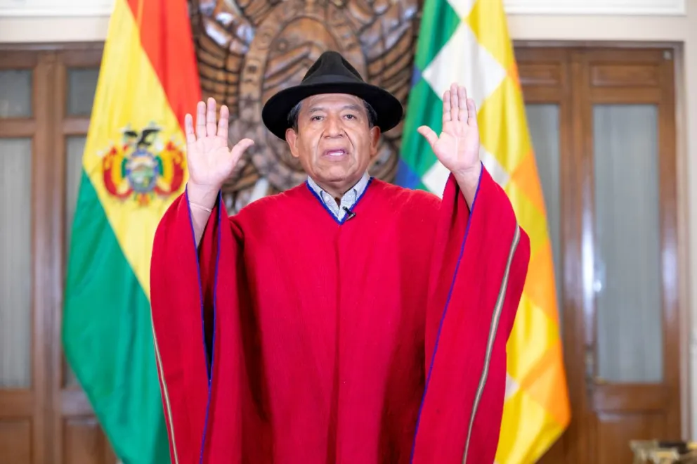 El vicepresidente David Choquehuanca. Foto: Vicepresidencia