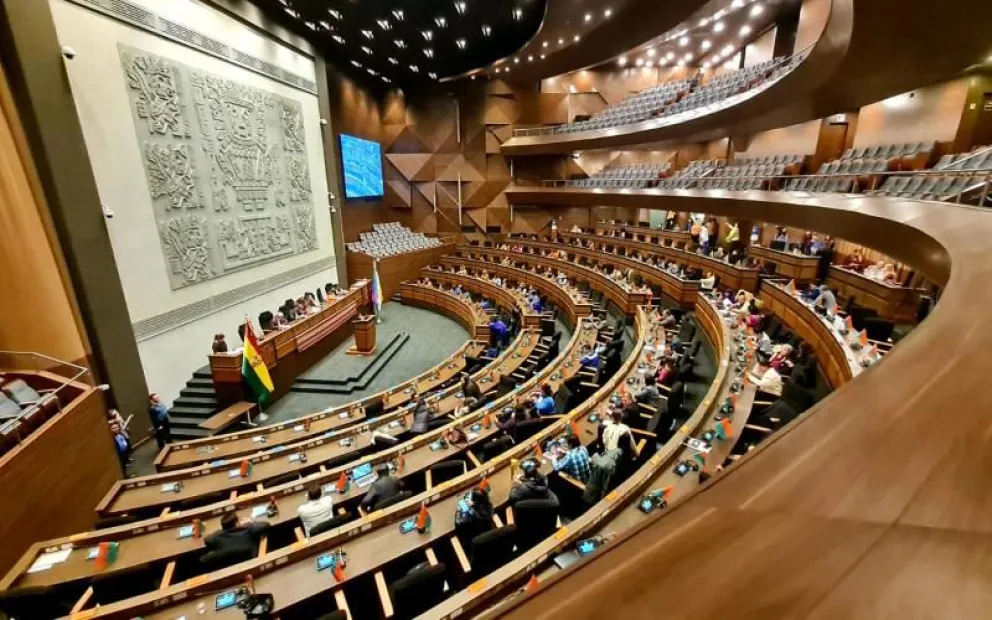 La Asamblea Legislativa Plurinacional (ALP). Foto. Cámara de Senadores