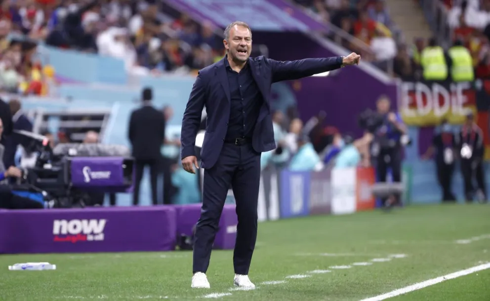 El entrenador alemán Hans Flick, el que siempre quiso Laporta en el Barcelona. Foto EFE