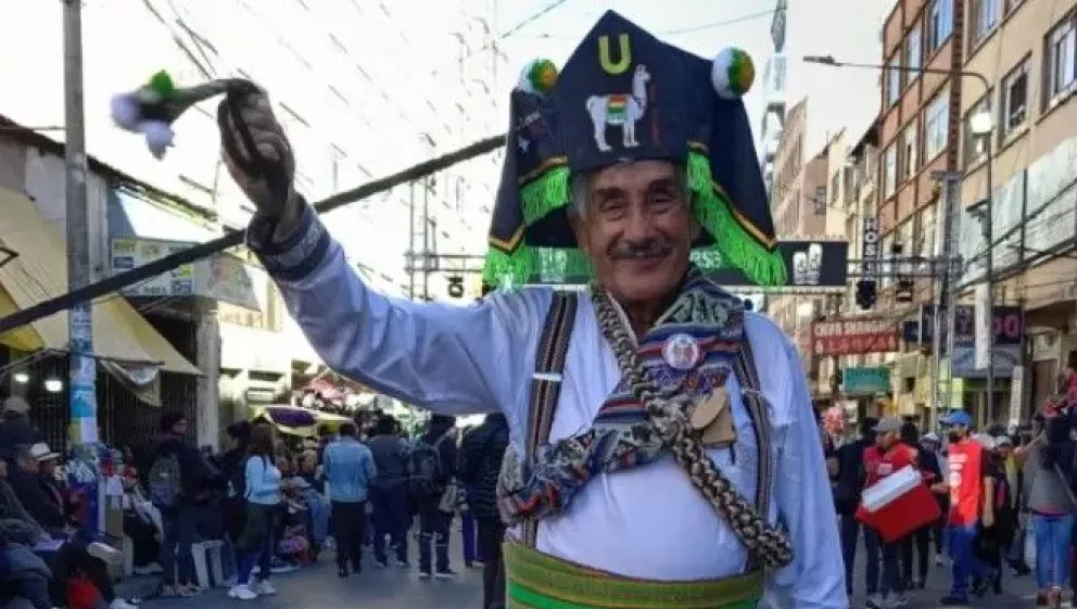 El historiador Fernando Cajías, líder de la Llamerada San Andrés. Foto: AMUN.