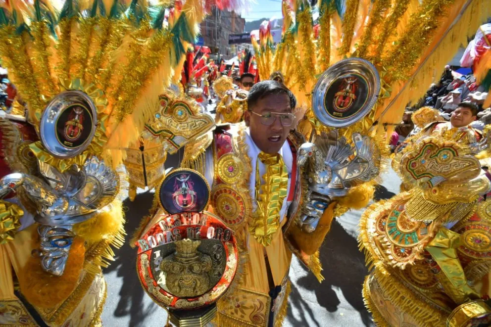 Un pasaje de la entrada del Gran Poder, del sábado 25 de mayo. Foto: APG