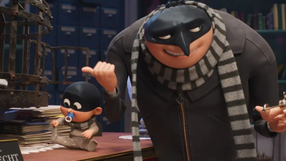 Escena de la cinta Mi villano favorito 4, que se estrena esta semana.   FOTO: INFOBAE