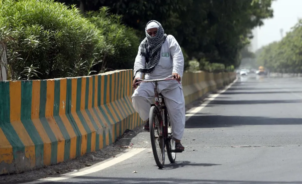 Las calles de Nueva Delhi. Foto: EFE