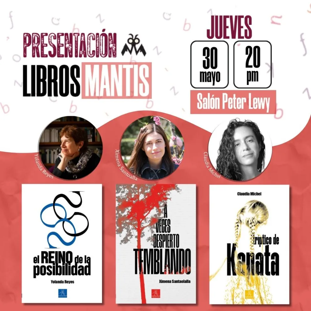 Invitación a la presentación de los libros en la FIL de Santa Cruz   FOTO: Editorial Mantis