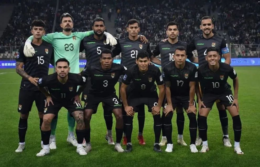 El equipo nacional ya utilizó la casaca negra en los amistosos de marzo. Foto: FBF