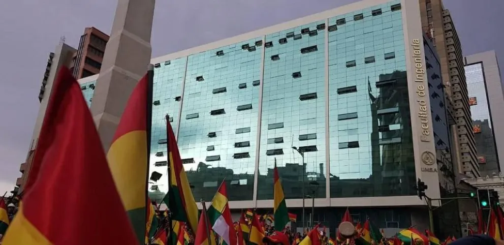 La Facultad de Ingeniería de la UMSA en La Paz: Foto: Página "Ingeniería se respeta" en Facebook